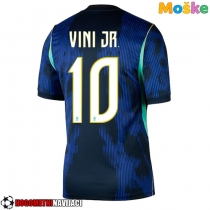 Moške Nogometnih dresov Brazilija Vinicius Junior #10 Gostujoči SP 2026 Kratki rokavi